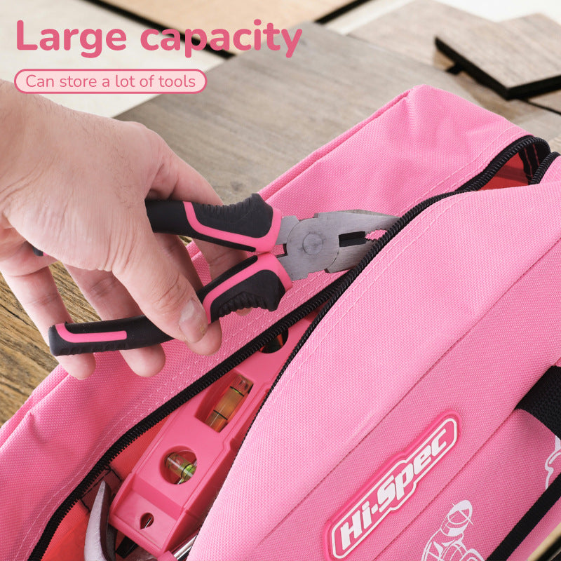 Chargez l'image dans la visionneuse de la galerie, Hi-Spec 18 in 1 General Purpose Pink Tool Home Repair Car Maintenance Tool Kits Mechanic Girl Women Tool Set - Polar Tech Australia