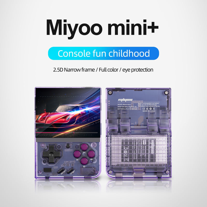 Load image into Gallery viewer, Miyoo Mini Plus 3.5 Inch IPS Screen Retro Handheld Game Console (64GB) - Polar Tech Australia