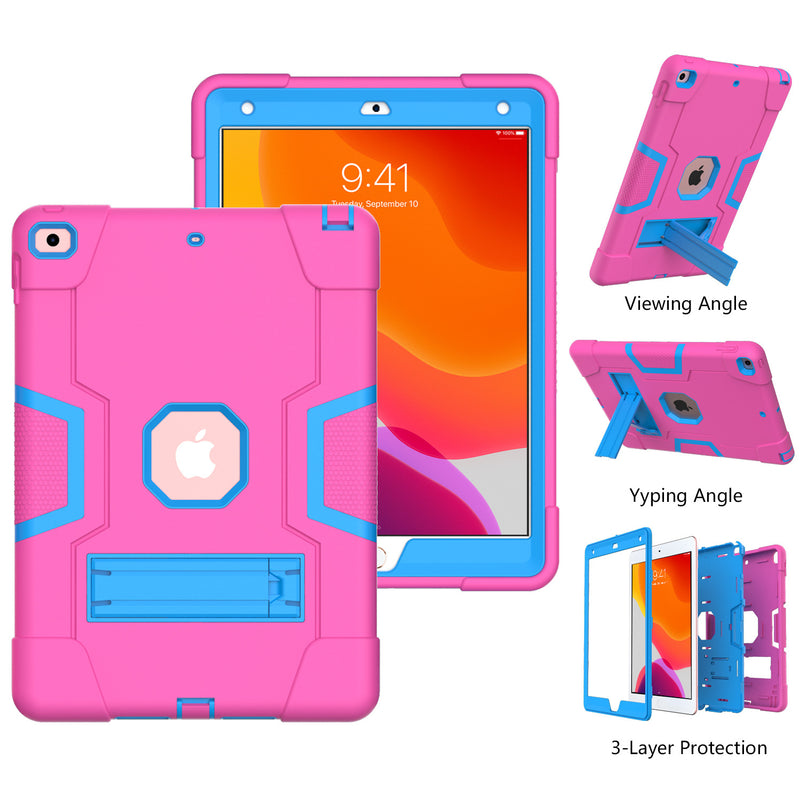 Cargue la imagen en el visor de la galería, Apple iPad Air/Air 2/Pro 9.7"/5th (2017)/ 6th (2018) 9.7" Defender Heavy Duty Drop Proof Rugged Protective Stand Case - Polar Tech Australia