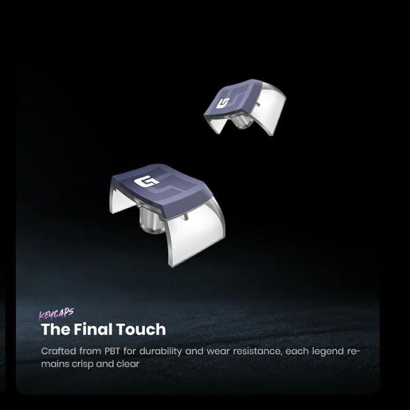 Cargue la imagen en el visor de la galería, Gravastar Mercury K1 Pro 75% Wireless Mechanical Gaming Keyboard Aluminum Alloy Material With RGB Lighting