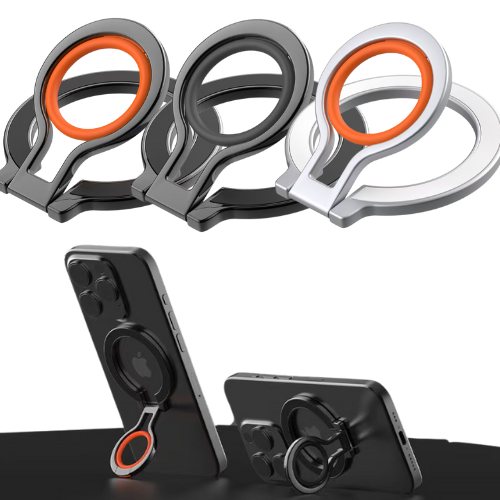 iPhone 12/13/14/15/16 -  Super Strong Magnetic MagSafe Ring Holder Kickstand Grips 360 Rotation - Polar Tech Australia