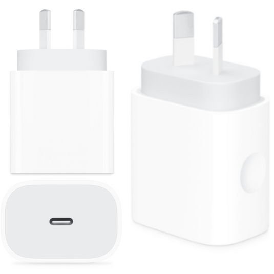 Apple OEM iPhone & iPad 20W Fast PD Type-C USB-C Port Wall Charger Travel Power Adapter - (AU Plug) - Polar Tech Australia