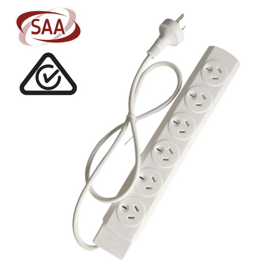 6 Outlets Power Board Extension 10A 2400W (AU Version) - Polar Tech Australia