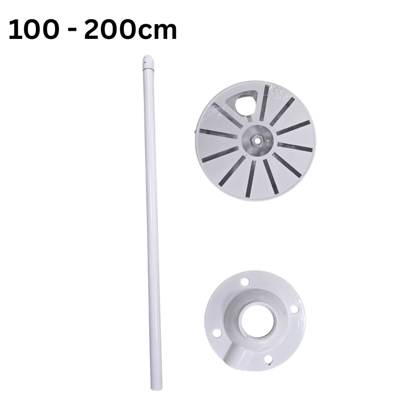 Cargue la imagen en el visor de la galería, Universal Retractable Extension Aluminum CCTV Dome Camera Wall or Ceiling Mount Bracket Holder - Polar Tech Australia