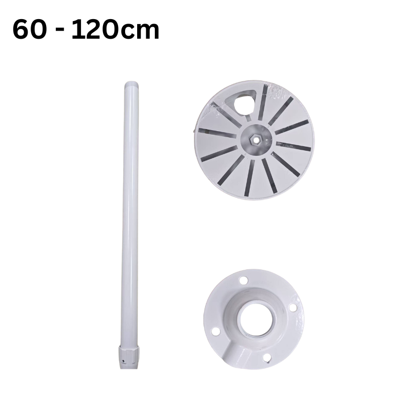 Cargue la imagen en el visor de la galería, Universal Retractable Extension Aluminum CCTV Dome Camera Wall or Ceiling Mount Bracket Holder - Polar Tech Australia