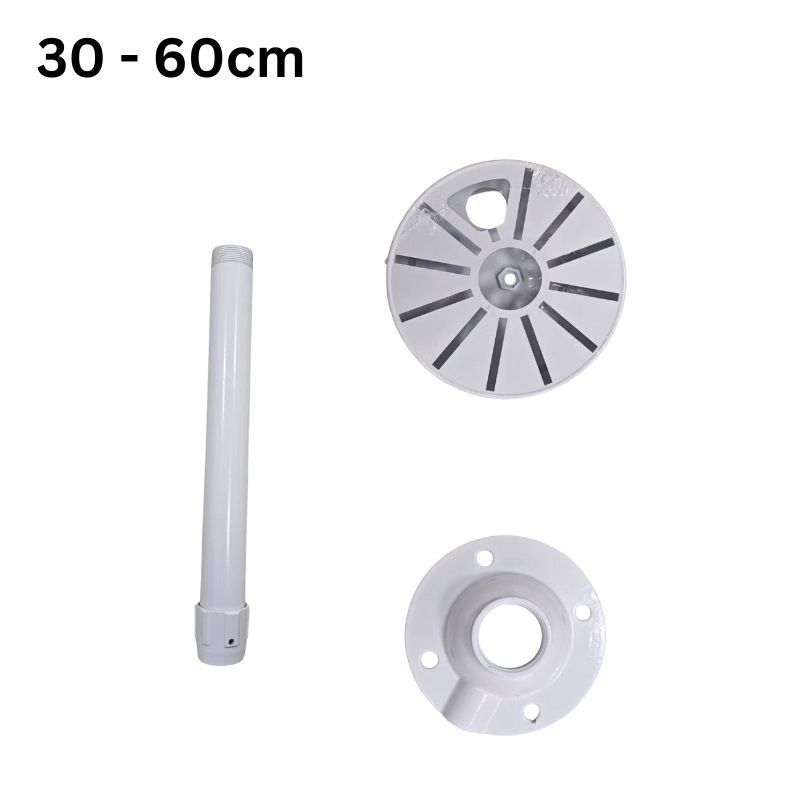 Cargue la imagen en el visor de la galería, Universal Retractable Extension Aluminum CCTV Dome Camera Wall or Ceiling Mount Bracket Holder - Polar Tech Australia