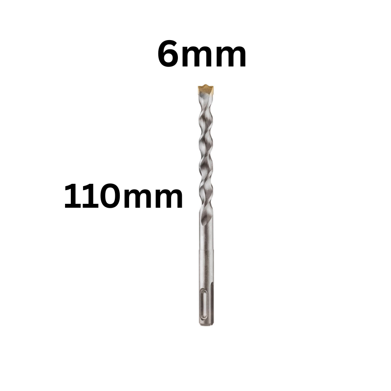 Chargez l'image dans la visionneuse de la galerie, 110mm Long Concrete Electric Hammer Bit Cross Carbide Tip Masonry Drill Bits - Polar Tech Australia