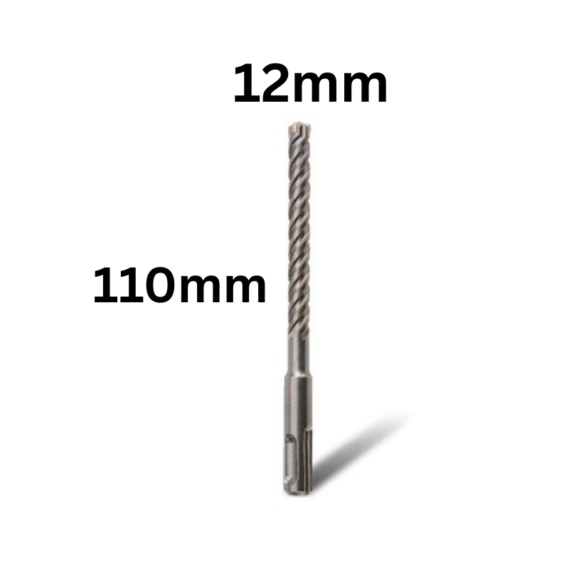 Chargez l'image dans la visionneuse de la galerie, 110mm Long Concrete Electric Hammer Bit Cross Carbide Tip Masonry Drill Bits - Polar Tech Australia