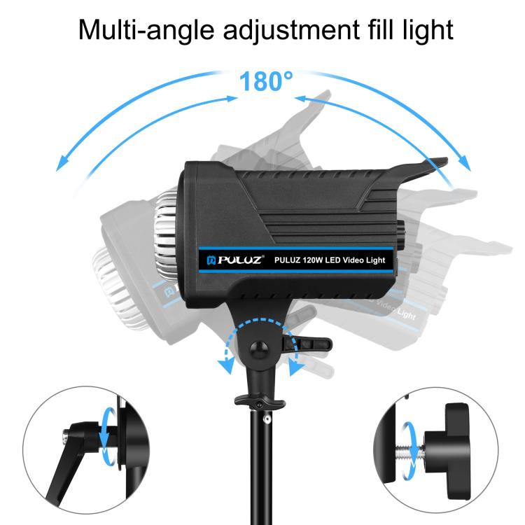 Load image into Gallery viewer, PULUZ 220V 120W Studio Video Light – Dual Colour Temperature with Built-in Cooling System & Remote Control - Polar Tech Australia