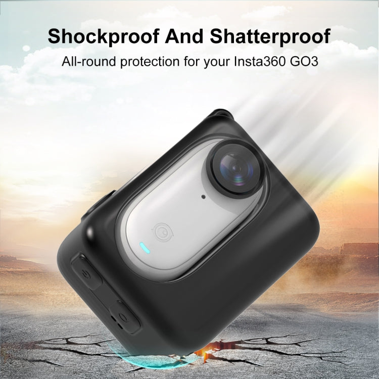 Load image into Gallery viewer, Insta360 GO 3 / GO 3S PULUZ Camera Charging Case Silicone Case - Polar Tech Australia