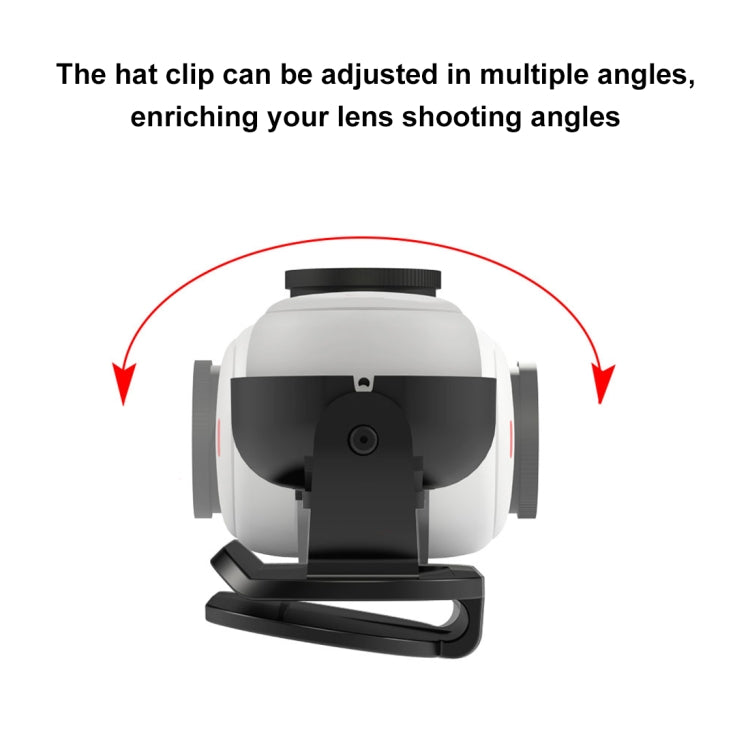 Load image into Gallery viewer, Insta360 GO3 / GO 3S PULUZ Easy Clip Hat Clip Quick Release Clamp Magnetic Frame Fixed Mount - Polar Tech Australia