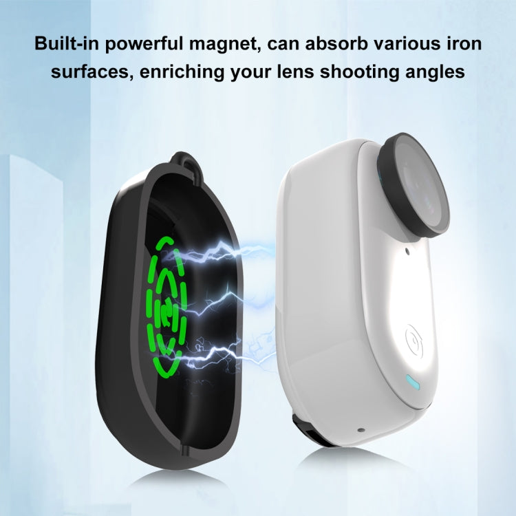 Load image into Gallery viewer, Insta360 GO 3 / GO 3S PULUZ Body Magnetic Plastic Protective Frame Cage with Carabiner - Polar Tech Australia