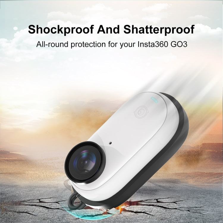 Load image into Gallery viewer, Insta360 GO 3 / GO 3S PULUZ Body Magnetic Plastic Protective Frame Cage with Carabiner - Polar Tech Australia