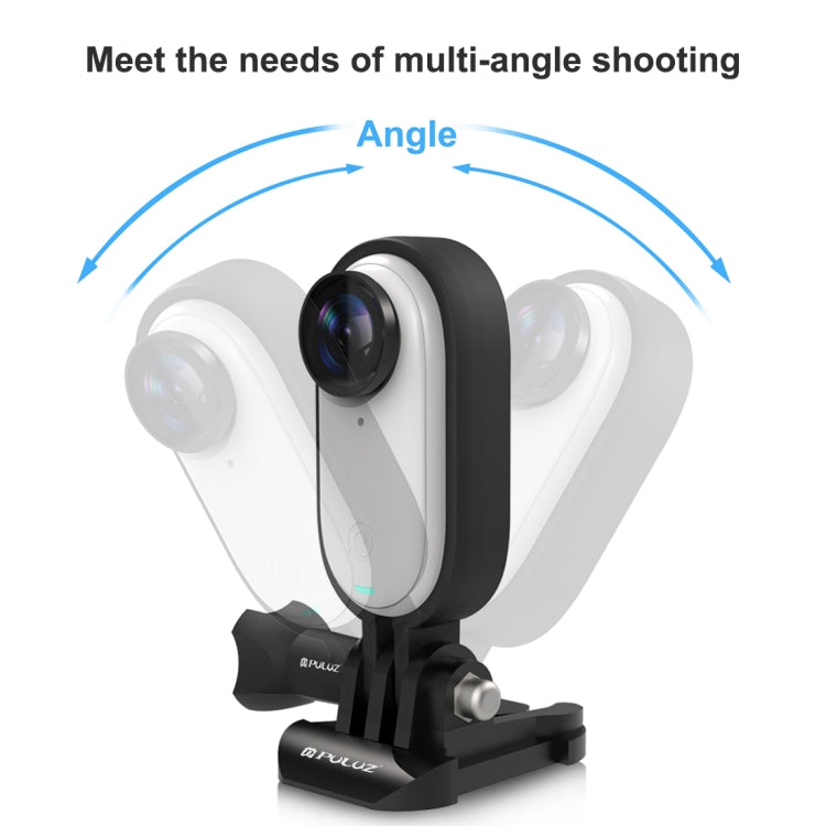 Cargue la imagen en el visor de la galería, Insta360 GO 3 / GO 3S PULUZ Body Plastic Protective Frame Cage with Screw & Quick Release Buckle (Black) - Polar Tech Australia