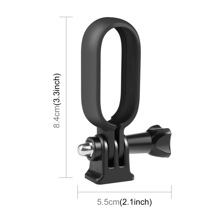 Load image into Gallery viewer, Insta360 GO 3 / GO 3S PULUZ Body Plastic Protective Frame Cage with Screw & Adapter (Black) - Polar Tech Australia