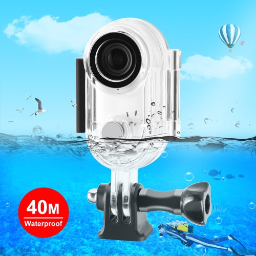 Load image into Gallery viewer, Insta360 GO 3 / GO 3S PULUZ 40m Underwater Waterproof Housing Case with Base Adapter & Screw (Transparent) - Polar Tech Australia