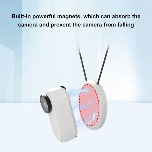 Insta360 GO 3 / GO 3S PULUZ Magnetic Pendant Holder Quick Release Neck Strap - Polar Tech Australia