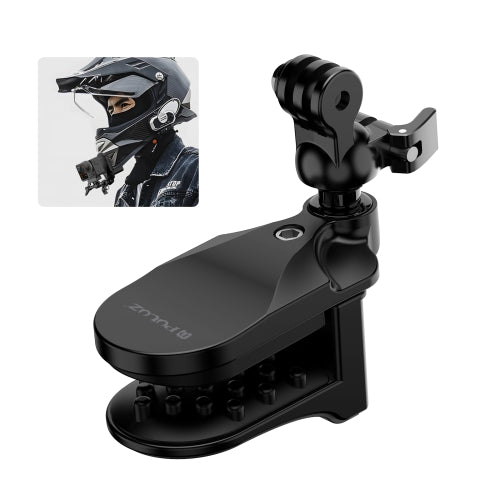 Cargue la imagen en el visor de la galería, Motorcycle Helmet Chin Clamp Mount for GoPro and Other Action Cameras (Black) - Polar Tech Australia