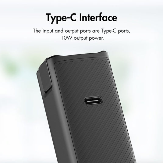 DJI Osmo Pocket 3 PULUZ High-Capacity 2800mAh Battery Grip (Black) - Polar Tech Australia