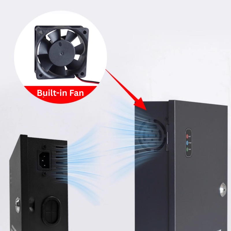 Cargue la imagen en el visor de la galería, Universal 4/8/16 Channel Mini UPS Battery Backup For 12V WIFI Router, Modem, Security Camera CCTV & Alarm & Attendance Machine LED Light - Polar Tech Australia