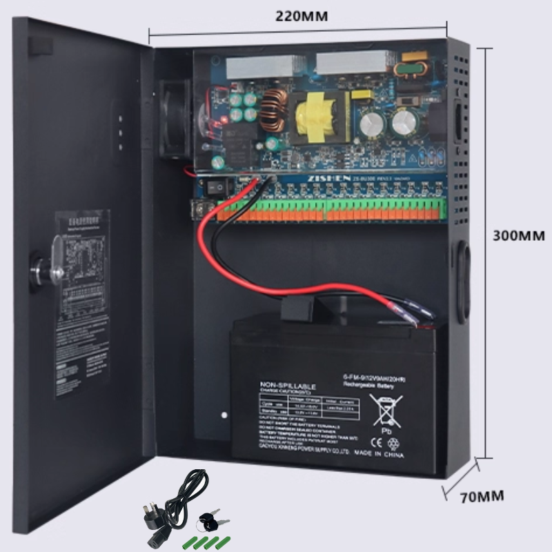 Cargue la imagen en el visor de la galería, Universal 4/8/16 Channel Mini UPS Battery Backup For 12V WIFI Router, Modem, Security Camera CCTV & Alarm & Attendance Machine LED Light - Polar Tech Australia