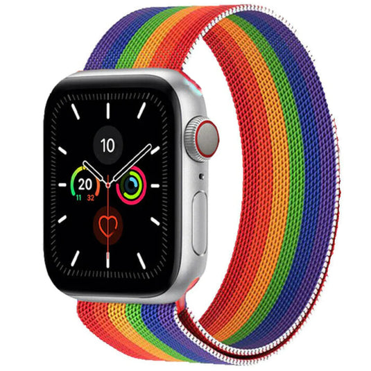 Apple Watch 1/2/3/4/5/SE/6/7/8/9 Stainless Steel Milanese Loop Magnet Watch Band Strap - Polar Tech Australia