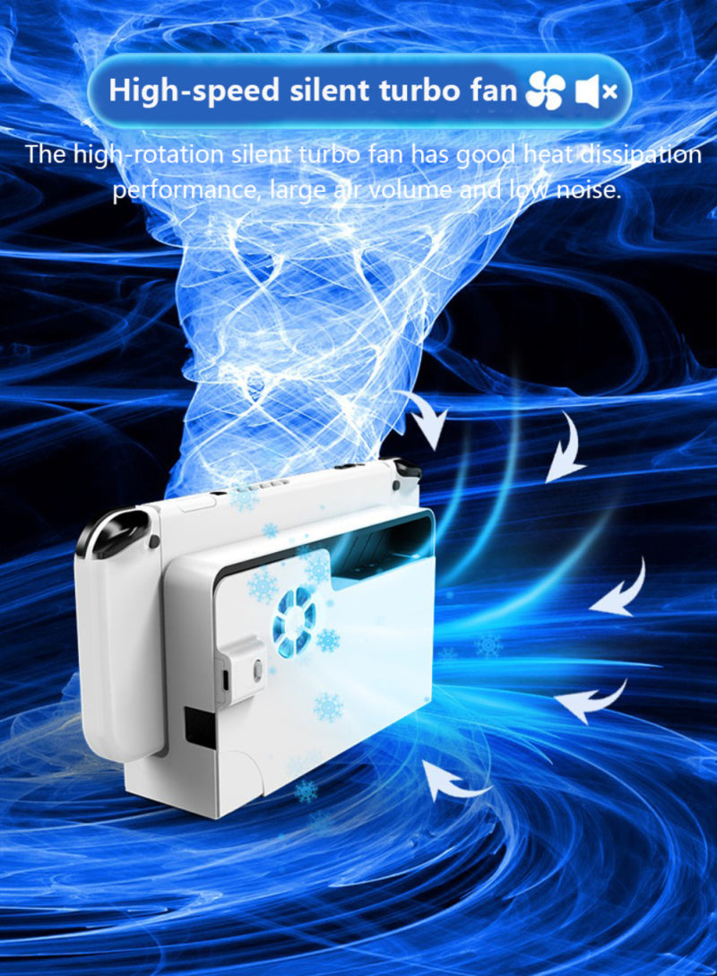 Cargue la imagen en el visor de la galería, Nintendo Switch OLED TV Dock Cooling Fan - Polar Tech Australia