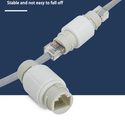 RJ45 PoE Ethernet Cable Extender Joint With Wire Connects CCTV Camera - Polar Tech Australia