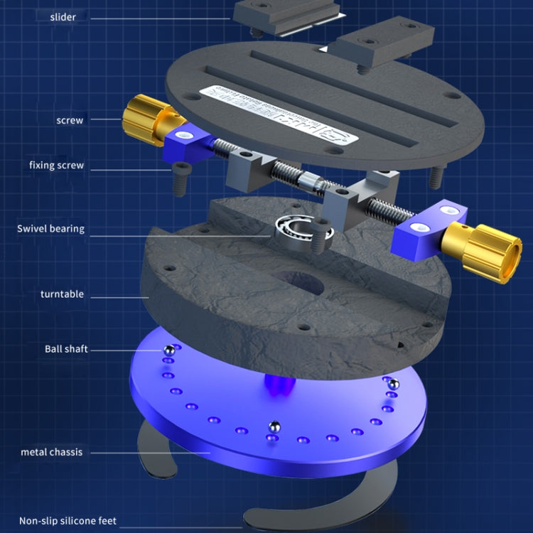 Cargue la imagen en el visor de la galería, Mechanic MK1 mini 360 Degree Rotating Fixture Motherboard IC Chip Holder Clamp - Polar Tech Australia