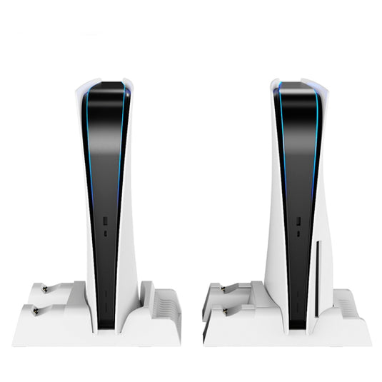 Playstation PS5 Multi-Function Charging Stand with Cooling Fan | Disc Stand, Controller Charger, LED Light - Polar Tech Australia