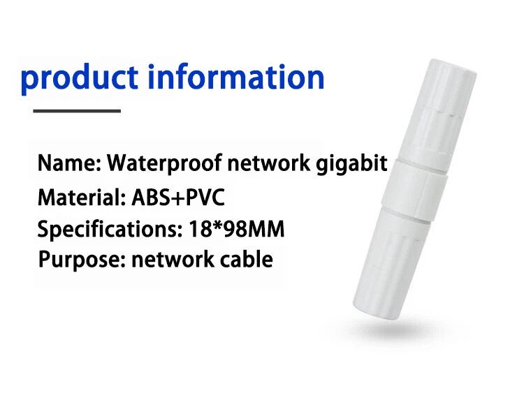 Load image into Gallery viewer, Waterproof Heavy Duty RJ45 Ethernet Cable Extender Jonit Connects CCTV Camera - Polar Tech Australia