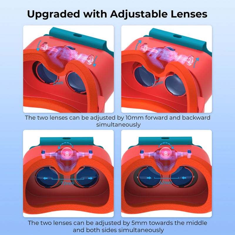 Cargue la imagen en el visor de la galería, Switch 3D VR Glasses for Nintendo Game Console - Polar Tech Australia