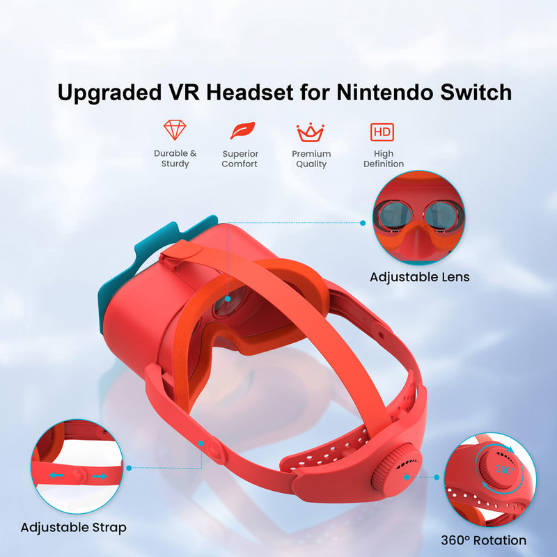Cargue la imagen en el visor de la galería, Switch 3D VR Glasses for Nintendo Game Console - Polar Tech Australia