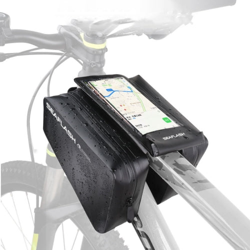 SEAFLASH Outdoor Waterproof Bike Bag – Touch Screen Saddle Bag for Mountain Bikes - Polar Tech Australia