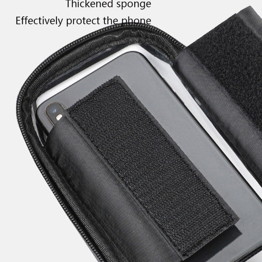 WEST BIKING YP0707235 Mountain Bike Front Beam Bag Waterproof Mobile Phone Bicycle Bag Hard Shell Reflective Bag Riding Equipment - Polar Tech Australia