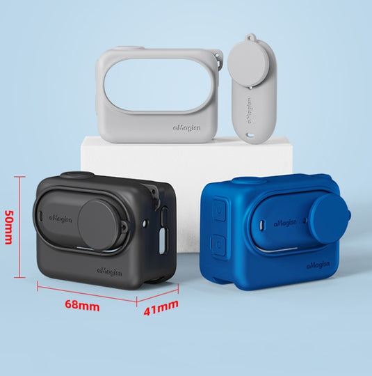 Insta360 GO 3 AMagisn Silicone Body Cover Protective Case With Lanyard - Polar Tech Australia