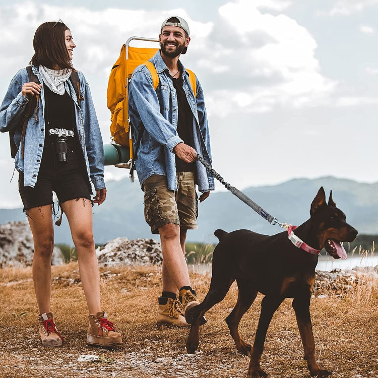 Load image into Gallery viewer, For AirTag Tracker Silicone Sleeve Medium Dog Collar Nylon Reflective Anti-Tangle Pet Collar - Polar Tech Australia