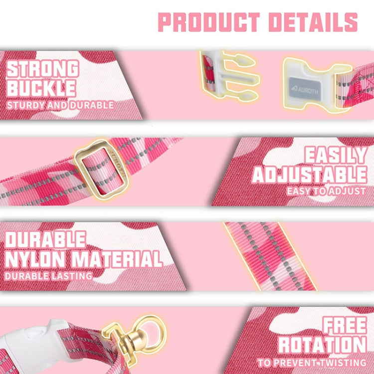 Load image into Gallery viewer, For AirTag Tracker Silicone Sleeve Medium Dog Collar Nylon Reflective Anti-Tangle Pet Collar - Polar Tech Australia