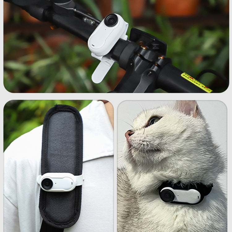 Load image into Gallery viewer, Insta360 GO 3 / 3S Camera Silicone Case Wristband Bicycle Strap Expanding Accessories - Polar Tech Australia