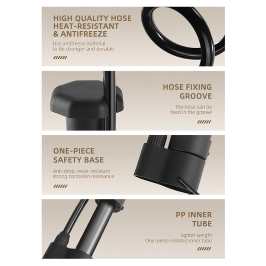 WEST BIKING Mini Bicycle Pump Cycling Equipment - Polar Tech Australia