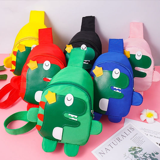Cartoon Dinosaur Children Messenger Bag – Perfect for Kindergarten - Polar Tech Australia