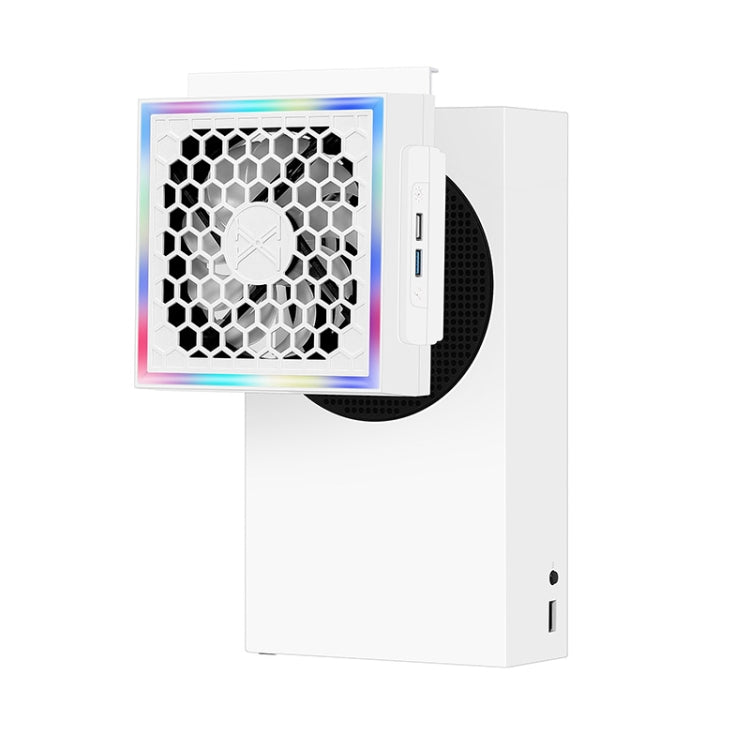 Load image into Gallery viewer, XBOX Series S Console Side-mounted Cooling Fan RGB Color Light Radiator - Polar Tech Australia