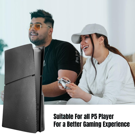 For PS5 Slim Carbon Fiber Replacement Shell Protective Faceplate - Polar Tech Australia