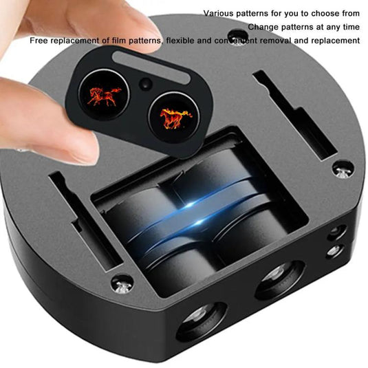 F6 Universal Electric Induction Projection Welcome Light for Scooter / Bike / Electric Car (Love Dinosaur) - Polar Tech Australia