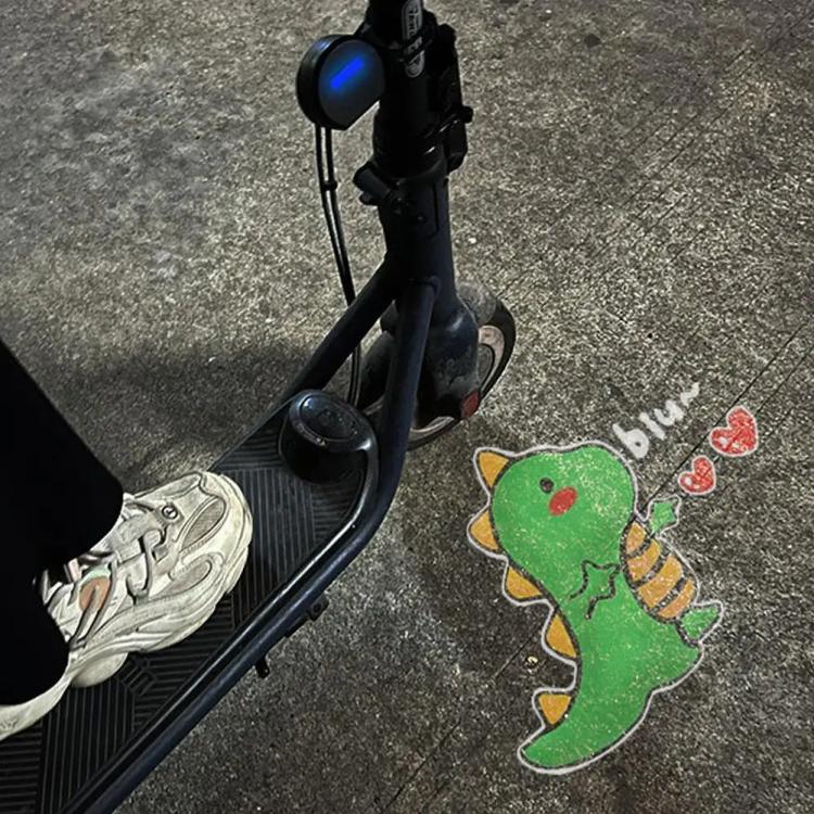 Load image into Gallery viewer, F6 Universal Electric Induction Projection Welcome Light for Scooter / Bike / Electric Car (Love Dinosaur) - Polar Tech Australia