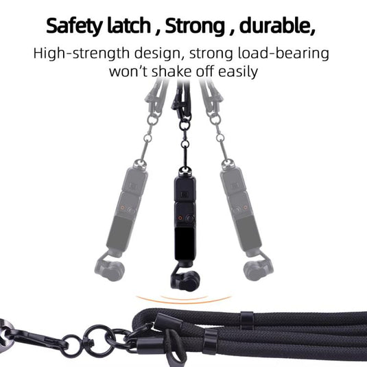 BRDRC Sport Camera Lanyard With 1/4 inch Screw Anti-Lost Crossbody Rope Accessory - Polar Tech Australia