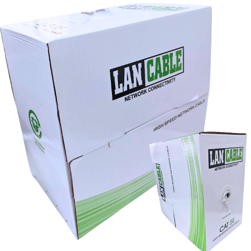 Cargue la imagen en el visor de la galería, Cat5E 305M 1000ft UTP Ethernet LAN Network Wire CCTV Internet Cable - Polar Tech Australia