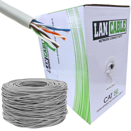 Cargue la imagen en el visor de la galería, Cat5E 305M 1000ft UTP Ethernet LAN Network Wire CCTV Internet Cable - Polar Tech Australia
