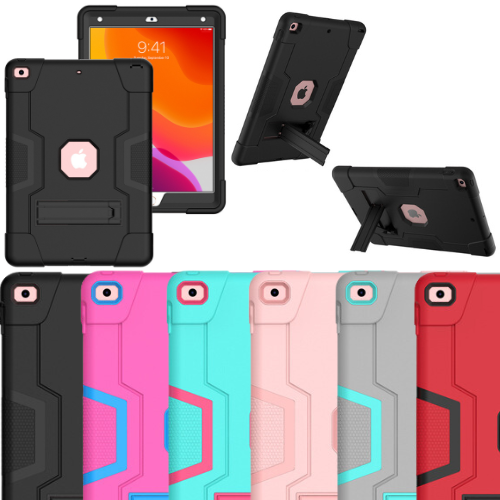Cargue la imagen en el visor de la galería, Apple iPad Air/Air 2/Pro 9.7"/5th (2017)/ 6th (2018) 9.7" Defender Heavy Duty Drop Proof Rugged Protective Stand Case - Polar Tech Australia