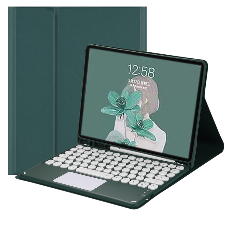 Load image into Gallery viewer, Apple iPad Pro 11" 2024 (5th Gen) - Smart Wireless Trackpad Keyboard Flip Case - Polar Tech Australia